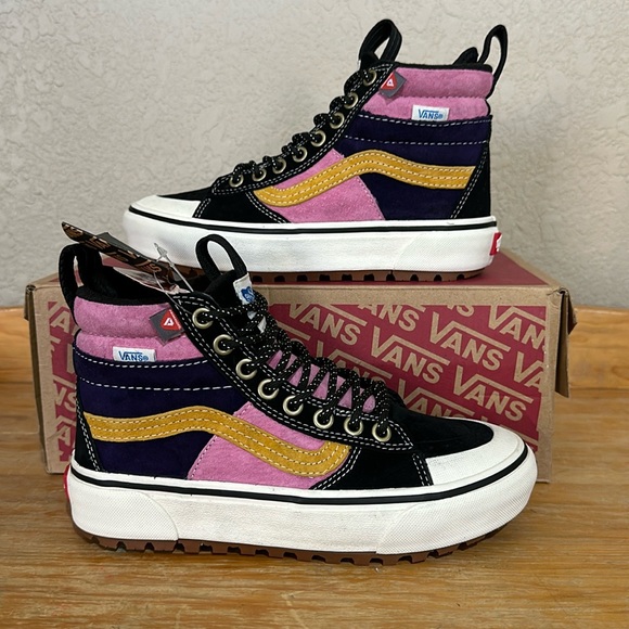 Vans Sk8 Hi Mte black sugar plum women’s size 5 - Picture 1 of 13